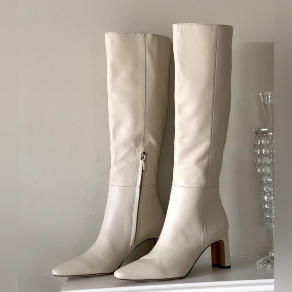 Sam Edelman SYLVIA Knee High Boot in cream Size 6.5 New with Tag - Picture 9 of 11